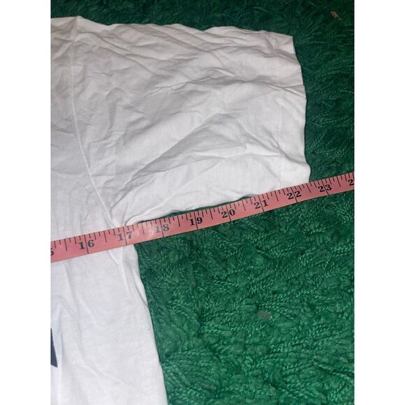 Vintage Misprint Shirt Arizona Taos Las Vegas Sample White Medium OOAK Tee - Picture 10 of 11